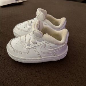 Infant Air Force 1 booties (crib shoe) Size 2C